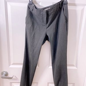 Lila Rose Gray Cuffed Ankle Pants